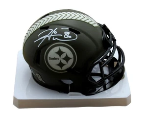Hines Ward Autographed Salute To Service Mini Helmet Steelers Beckett 180989 - Picture 1 of 3