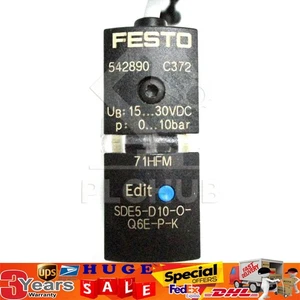 New SDE5-D10-O-Q6E-P-K Festo 542890 Fast Shipping Pressure Sensor Switch - Picture 1 of 10
