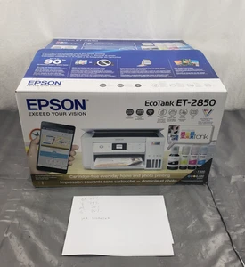 New Epson EcoTank ET-2850 All-in-One Supertank Inkjet Copy Scan Printer -37 - Picture 1 of 6