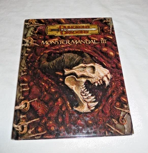 Dungeons Dragons Monster Manual III (3) D&D Guter Zustand Hardcover Buch - Bild 1 von 7
