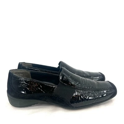 Mocasines Paul Green charol negro para mujer Reino Unido 5,5 EE. UU. 8 Foto 1 de 4