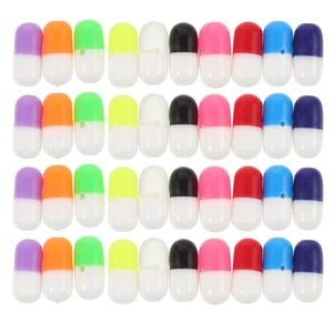 Kit de 100 piezas de dijes de píldoras para pulseras fornituras de pendientes accesorios de pendientes - Imagen 1 de 12