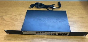 D-Link DGS-1024D Switch Gigabit Ethernet 24 porte con supporti rack e cavo di alimentazione - Foto 1 di 6