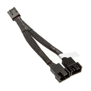 10x Akasa PWM Y-Kabel gesleevt - 15cm - Bild 1 von 5