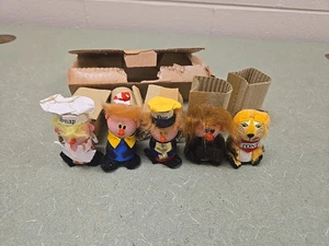 Vintage Kellogg Wooden Characters. Complete Set Of 5 In Original Box.  - Picture 1 of 5