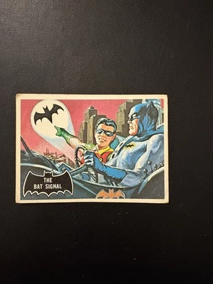 1966 OPC SET BREAK #3 BLACK BAT CARD PRINTED IN CANADA VG-EX! - Image 1 of 2