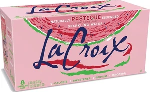 La Croix Sparkling Water, Pasteque (Watermelon), 12 Fl 12 Oz (Pack of 8)  - Picture 1 of 6