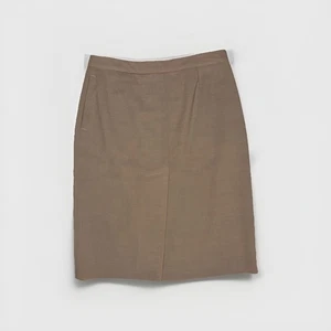 Club Monaco Tan Lined Skirt Size 4 - Picture 1 of 4