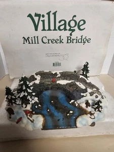Vintage Department 56 Village Mill Creek Bridge #52635 Original Retired 10,5" - Bild 1 von 6