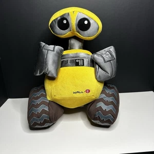 Disney Pixar Wall-E Yellow Robot Stamped Stuffed Plush Soft Toy 13" - Picture 1 of 8