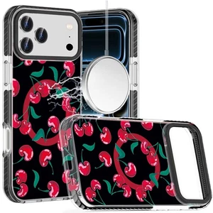Funda Para iPhone 17 Pro Max Linda Diseño Molde Círculo Magnético + Vidrio Templado - Imagen 1 de 30