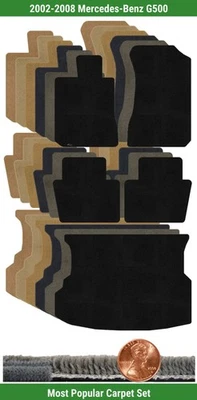 Juego de alfombrillas Ultimat personalizadas para Mercedes-Benz G500 2002-2008 (5 piezas) #YRF Foto 1 de 4