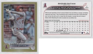2022 Topps Series 1 Gold Foil Shohei Ohtani #1