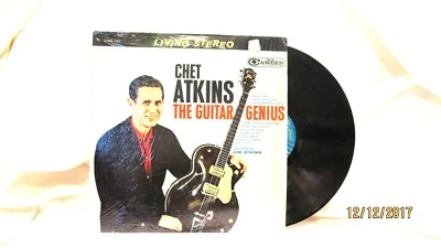 1963 Chet Atkins The Guitar Genius Vinyl LP 33 RCA Camden Record CAS 753 Country - Image 1 of 4