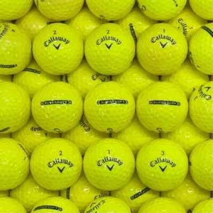 50 Callaway Supersoft Yellow Used Golf Balls AAAAA 5A Free Shipping Bulk Deal - Picture 1 of 7