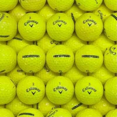 Pelotas de golf Callaway Supersoft amarillas usadas 50 en perfecto estado, calidad AAAAA Foto 1 de 4