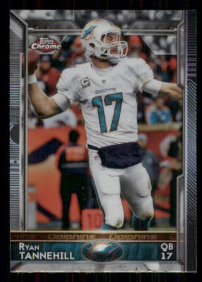 2015 Topps Chrome Mini Refractors #76 Ryan Tannehill - Image 1 of 2