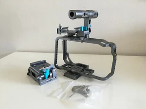 Blackmagic 6K4K full cage Kondor Blue +15mm Arri Baseplate + T5 SSD Holder  - Picture 1 of 3
