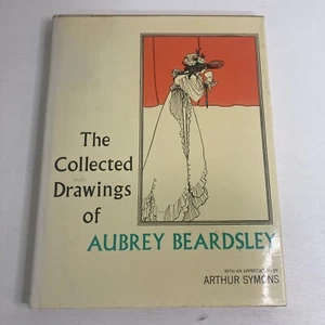 The Collected Drawings of Aubrey Beardsley HC Table Top Book 1967 With Dust Jack - Picture 1 of 12