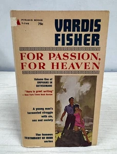 1960 Book For Passion For Heaven Vardis Fisher TESTAMENT OF MAN Series - Picture 1 of 11
