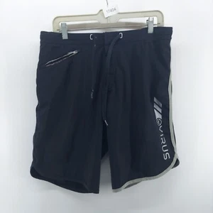 virus shorts Herren Gr 32 schwarz Action Sport Performance Kordelzug Airflex WIE BESEHEN - Bild 1 von 9