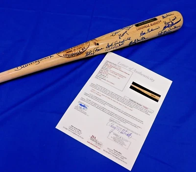 1960 Pittsburgh Pirates World Series Champs Team Signed Baseball Bat JSA LOA - Image 1 of 4