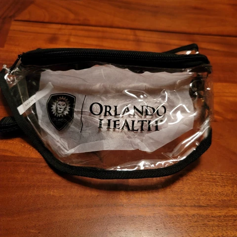 Orlando City SC Clear Fanny Pack Hip Bag Stadium Security Regulation Size Cover