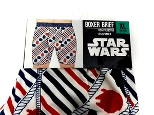 Star Wars Boxershorts Herren Größe L Rot Weiß und Blau Neu in Verpackung - Bild 1 von 6
