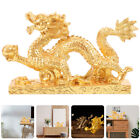 Home Decoration Tableware Chinese Style Resin Dragon Statue Gold 2024 Zodiac