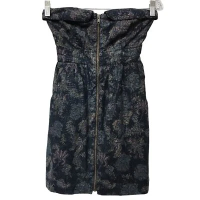 Vestido para mujer Staring At Stars 0 sin tirantes azul rosa verde amarillo plata Foto 1 de 4