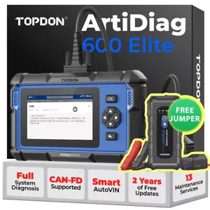 2025 TOPDON AD600 Elite FULL System Auto Diagnostic Tool + 13 Service Functions - Picture 1 of 12