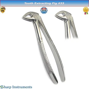 Tooth Extraction Forceps FIG # 33A Lower Roots Extracting Surgical Instruments - Picture 1 of 1