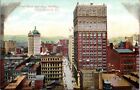 Postcard View of Wood St & Large Bldg Pittsburg Pa 