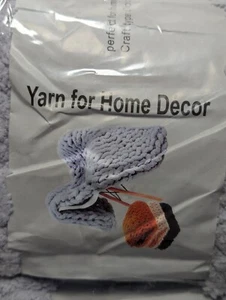 Jumbo Chunky Chenille Yarn Gray. Brand New Original Packaging arm knit blanket - Picture 1 of 9
