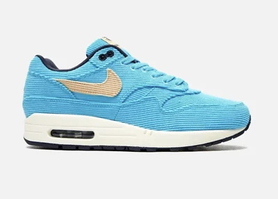 Nike Air Max 1 Premium - Velours Côtelé - FB8915-400 Chaussures Baskets Bleu - Photo 1/4