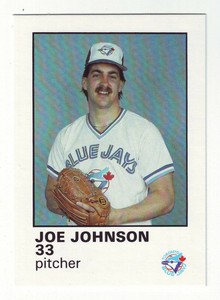 1987 Toronto Blue Jays Fire Safety JOE JOHNSON - Free Shipping!