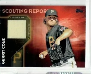 2016 Topps Scouting Report Relics Serie 2 Gerrit Cole #SRR-GC - Imagen 1 de 2
