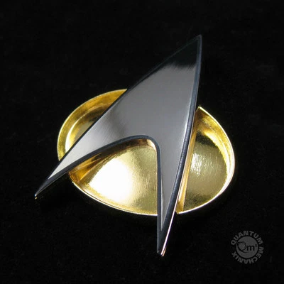 TNG Communicator original Replica STAR TREK (Metall) mit Magnet Befestigung neu