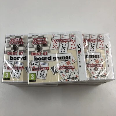 NEUF NEW lot de 15 X best of board games échecs solitaire nintendo 3DS 2DS - Bild 1 von 4