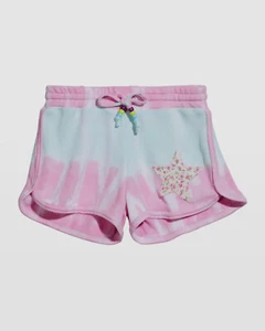 $54 Flowers By Zoe Girl's Blue Self-Tie Chambray Shorts Size L - Picture 1 of 2