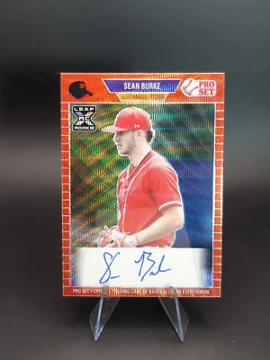 2021 Leaf Pro Set Metal 1989 Pro Set Auto Red Wave Sean Burke #PA-SB1 Auto - Image 1 of 2