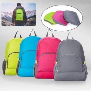 Men Women Large 100% Plain Backpack & Rucksack Bag - SPORTS TRAVEL SCHOOL WORK - Picture 1 of 13