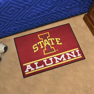 NCAA - Iowa State Cyclones Starter Mat Accent Rug - 19in. x 30in. Alumni - Picture 1 of 5