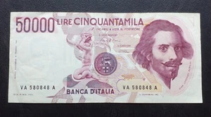 Banknote Italy 50000 Lire 1984. - Picture 1 of 3