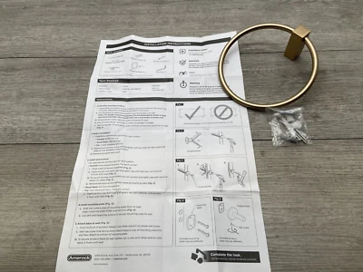 Anillo toalla monumento Amerock BH36082CZ Foto 1 de 3