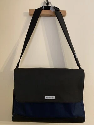Moleskine Nomad Mensajero Portátil Notebook Bolso Zafiro Azul Negro Italia Foto 1 de 4