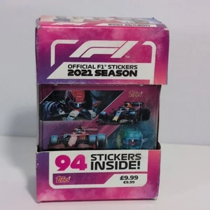 Topps Official F1 Stickers Collector's Tin 2021 +94 stickers +4 Limited Edition - Picture 1 of 4