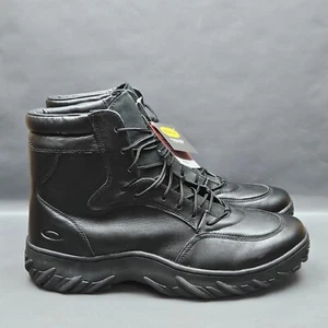 Oakley SI Assault 6 Inch Tactical Boots Mens 16 Black Leather Military Police - Imagen 1 de 13