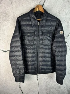 MONCLER LONGUE SAISON SCHWARZE LEICHTE STEPPJACKE - Bild 1 von 10