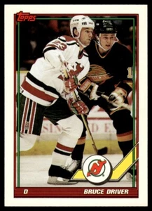 1991-92 Topps #294 Bruce Driver New Jersey Devils - Picture 1 of 2